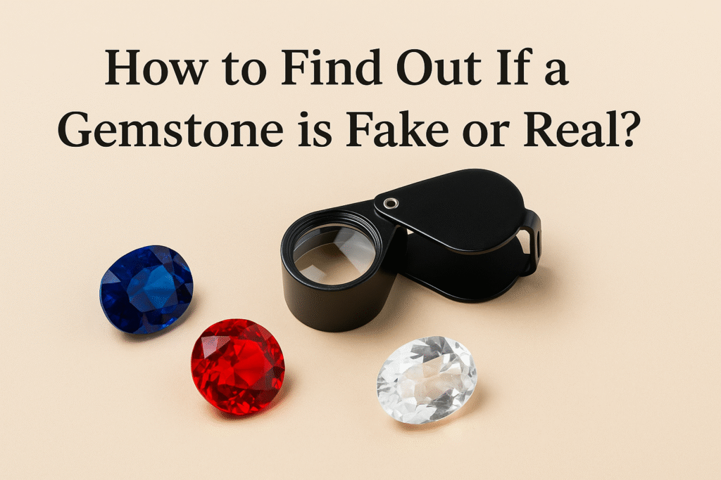 How to Find Out If a Gemstone is Fake or Real?