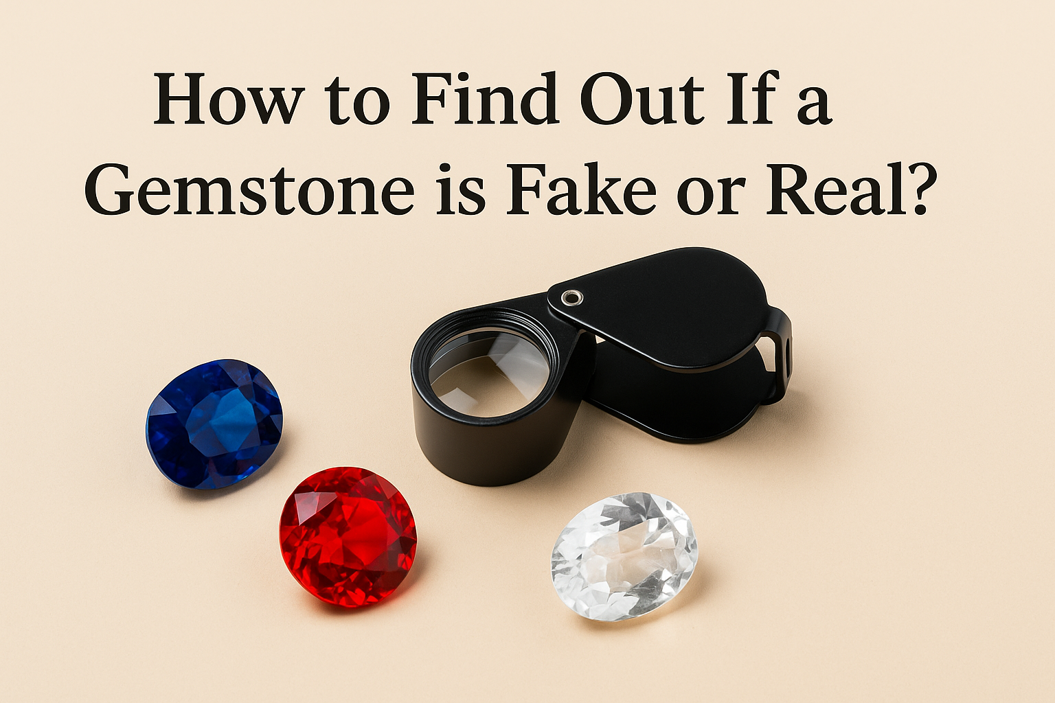 How to Find Out If a Gemstone is Fake or Real?