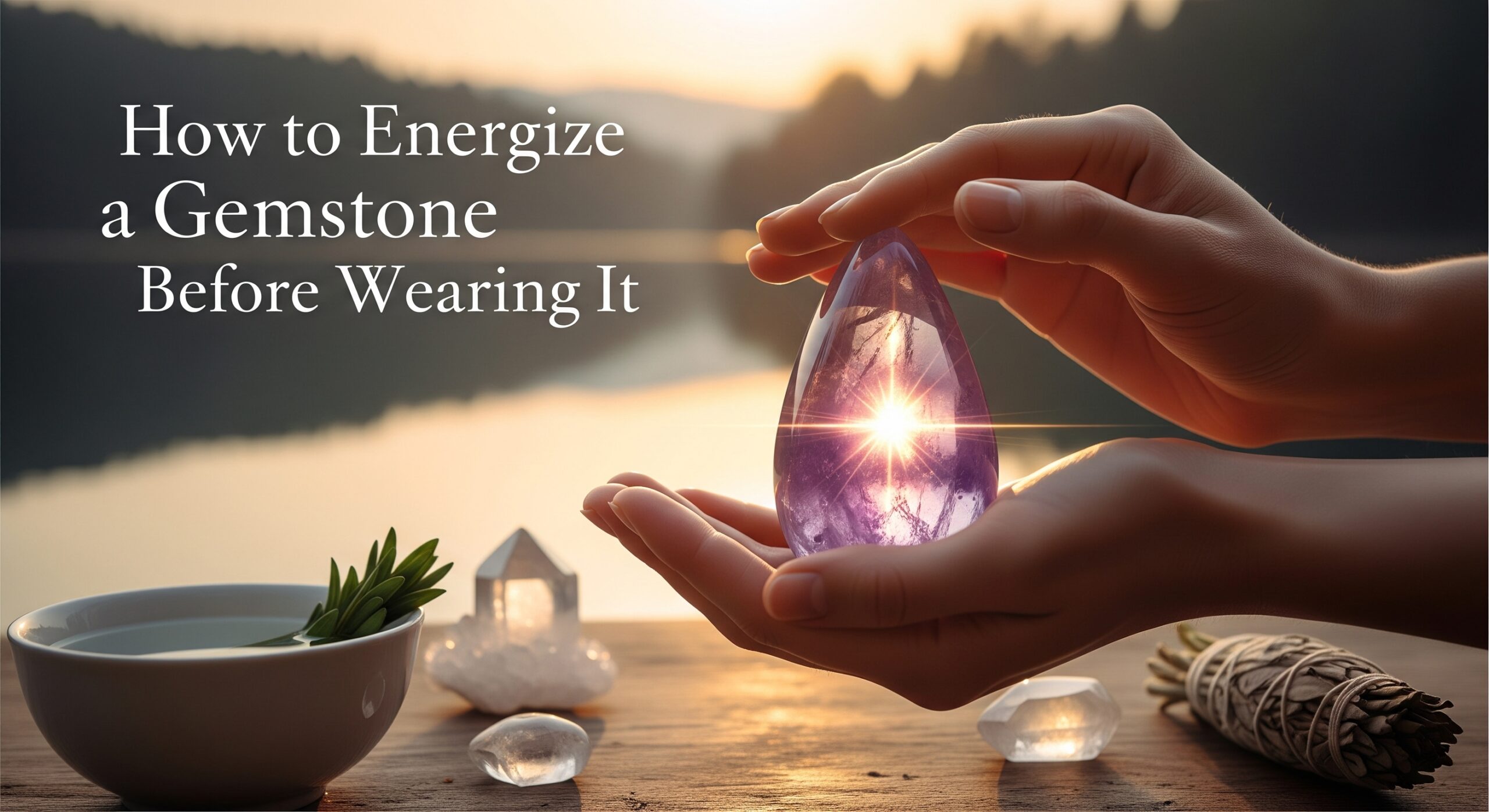 how to to Energize a Gemstone Before Wearing It,