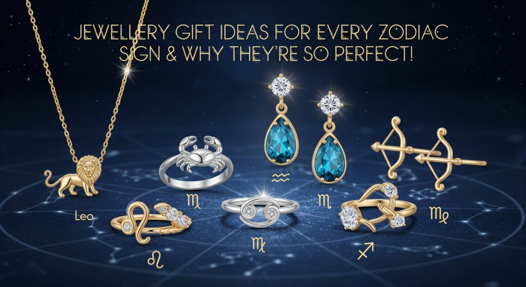 Find perfect jewellery gifts for every zodiac sign. Discover birthstone pieces & trends tailored to personalities at Bhavya Gems & Jewels.