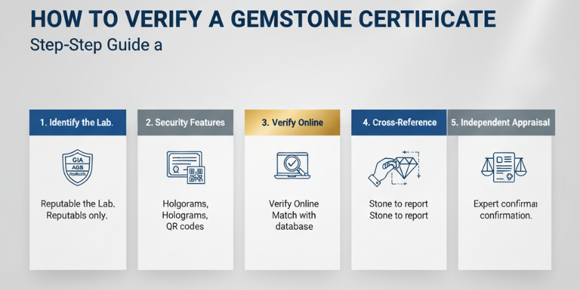 How to Verify a Gemstone Certificate: Step-by-Step