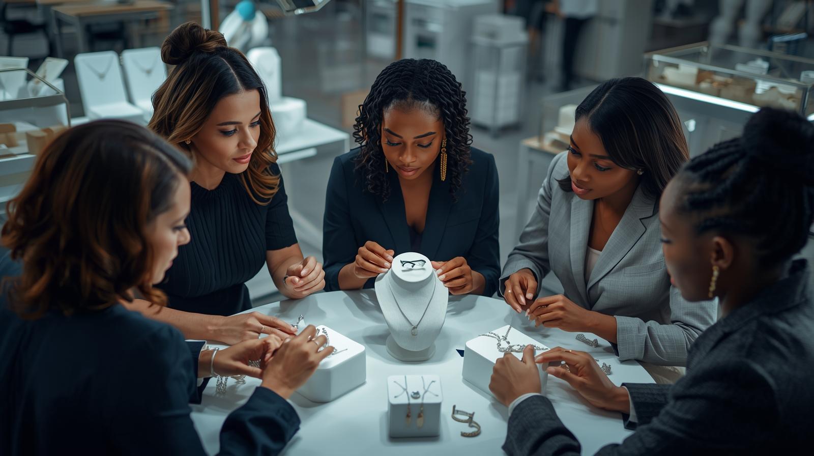 How Retailers Can Choose the Most Profitable Jewellery Categories for 2026, professional image with women, jewellery factory image