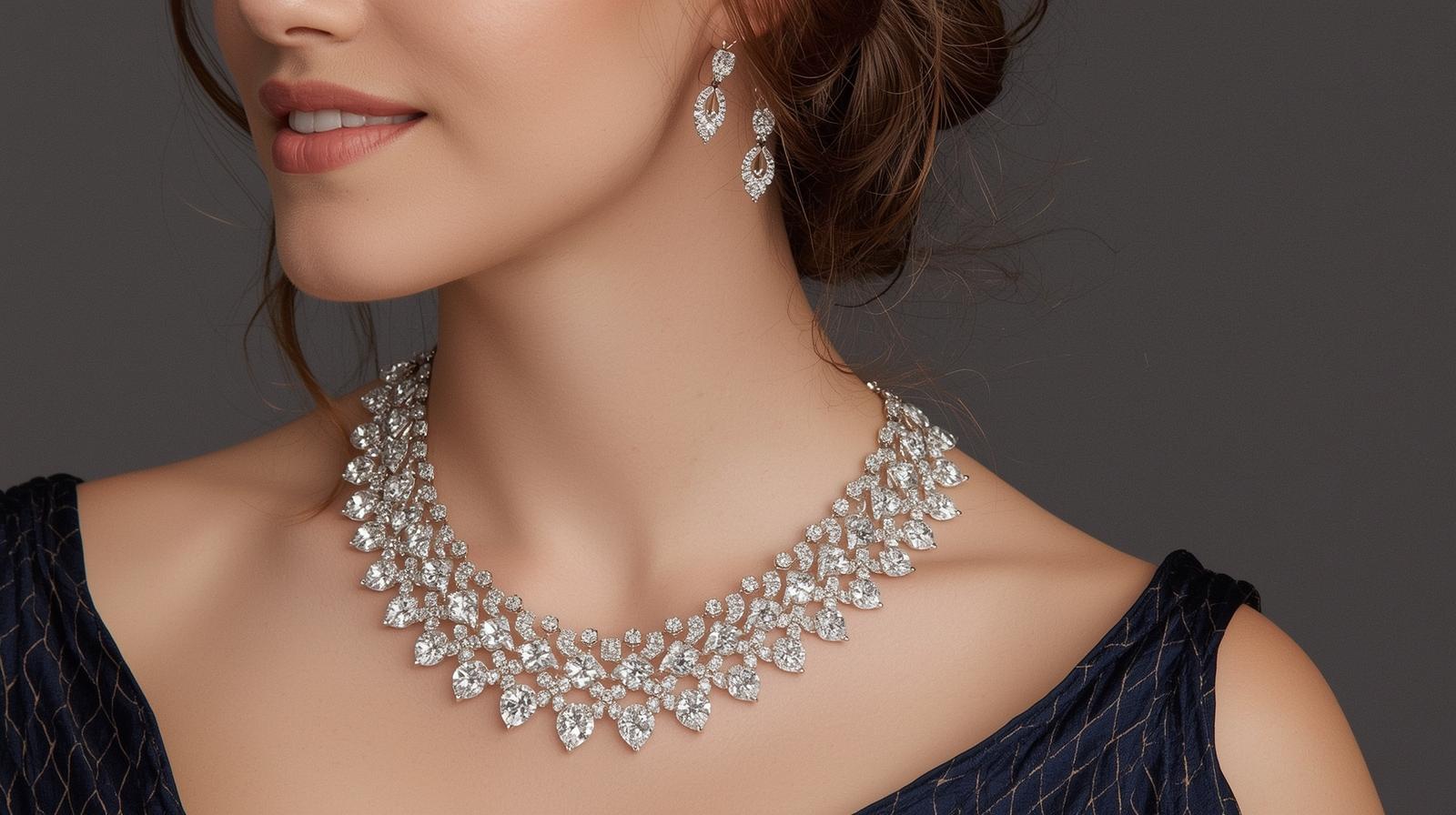 Why our gold and silver jewellery production capabilities are ideal for scaling retail businesses, diamond jewellery with a full women model